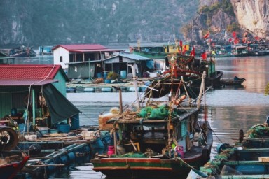 Hanoi - Lan Ha bay - Viet Hai Fishing Village (L, D)